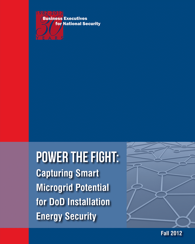 Power The Fight Microgrid Report Fall 2012 Cover 800w
