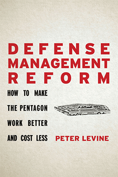 book cover: Defense Management Reform