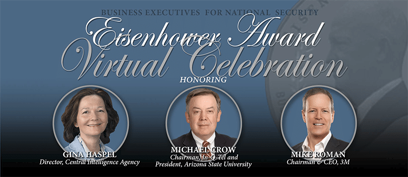Eisenhower Virtual Celebration Oct 2020 Haspel Crow Roman 800w