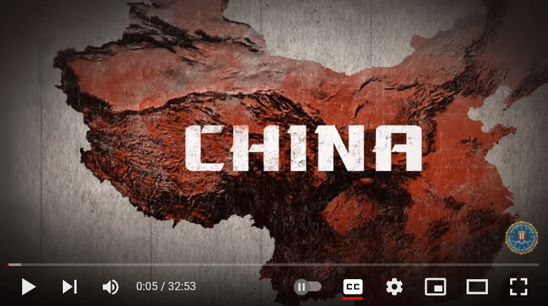 FBI Video Made In Beijing Screenshot