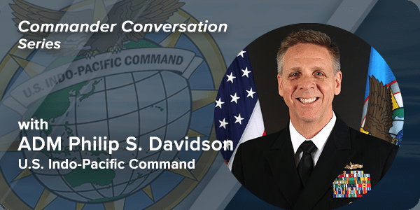 event invitation: Admiral Philip Davidson
