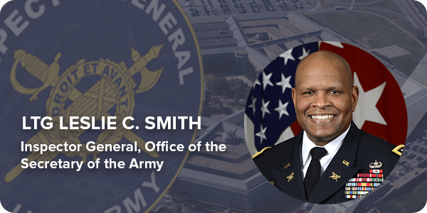 event invitation: Lt. Gen. Leslie Smith, US Army
