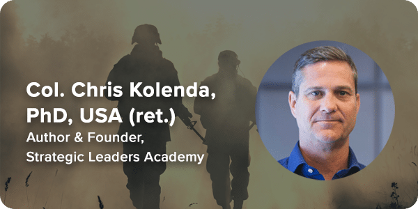 event invitation: Col. Chris Kolenda