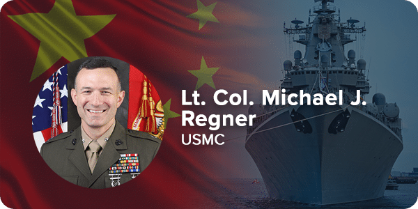 event invitation: Lt. Col. Michael Regner, US Marine Corps