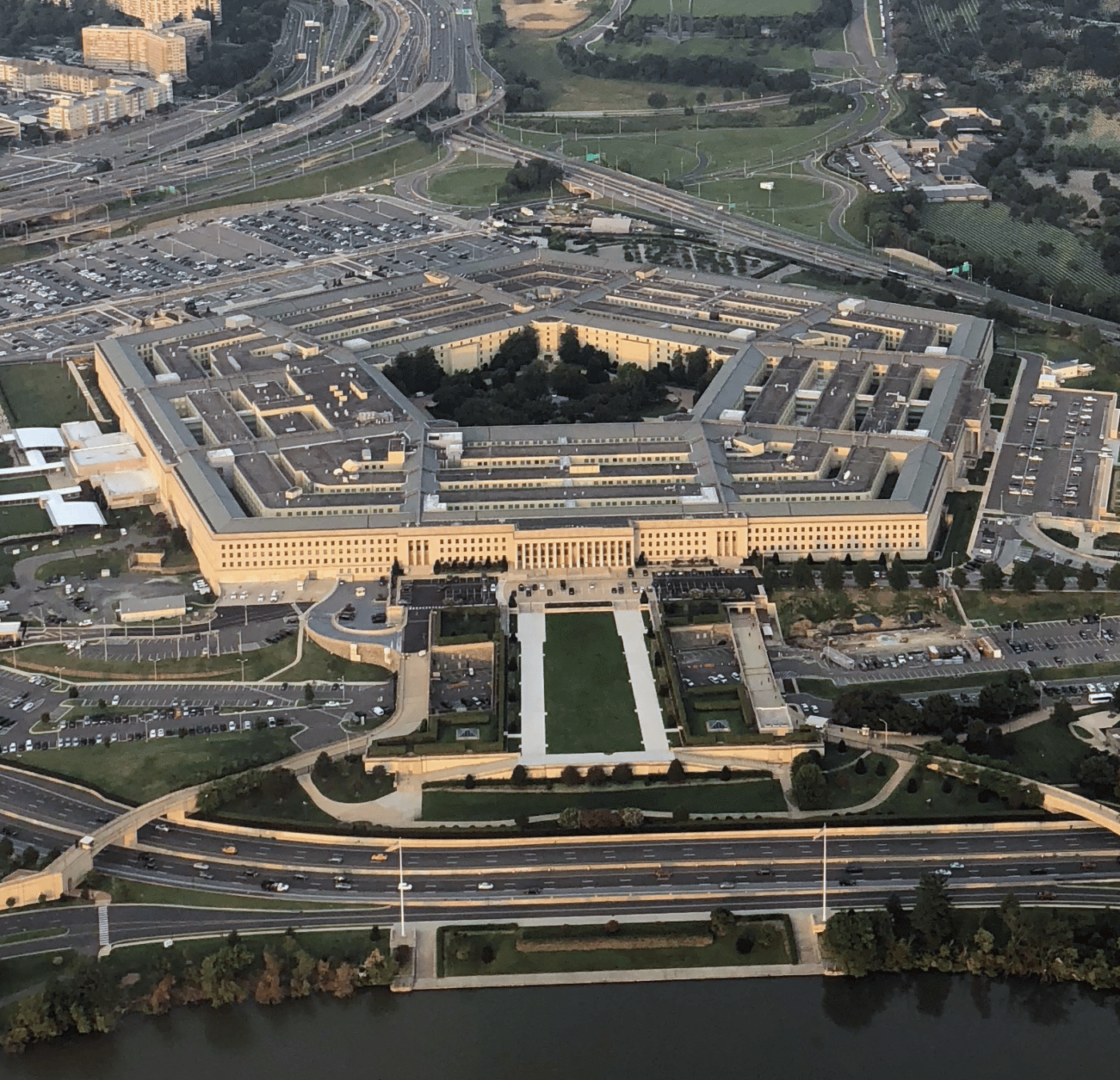 The Pentagon, Cropped Square