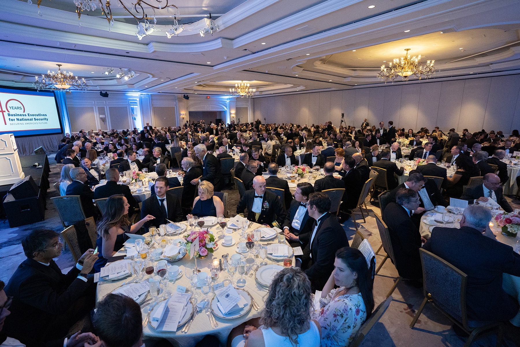 attendees at the ballroom of the 2022 Eisenhower Awards gala