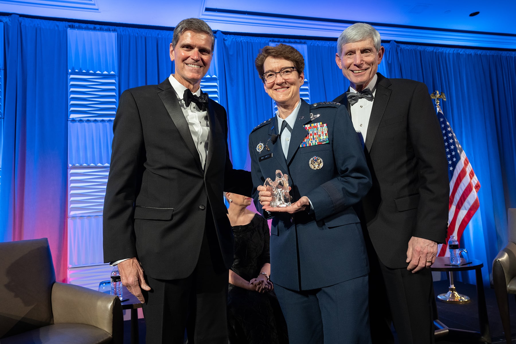 Eisenhower Award is presented to General Jacqueline Van Ovost