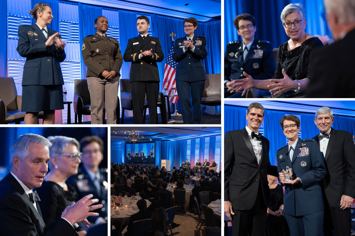 collage of images at the 2022 Eisenhower Awards gala
