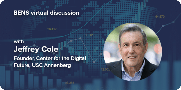 event invitation: Jeffrey Cole, Center for the Digital Future