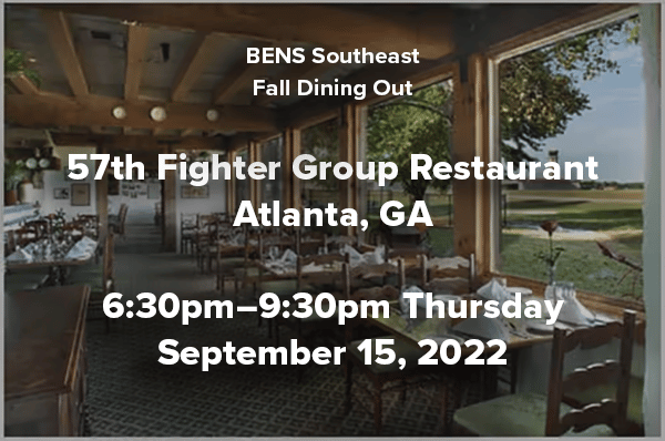event invitation: BENS Southeast Dining Out