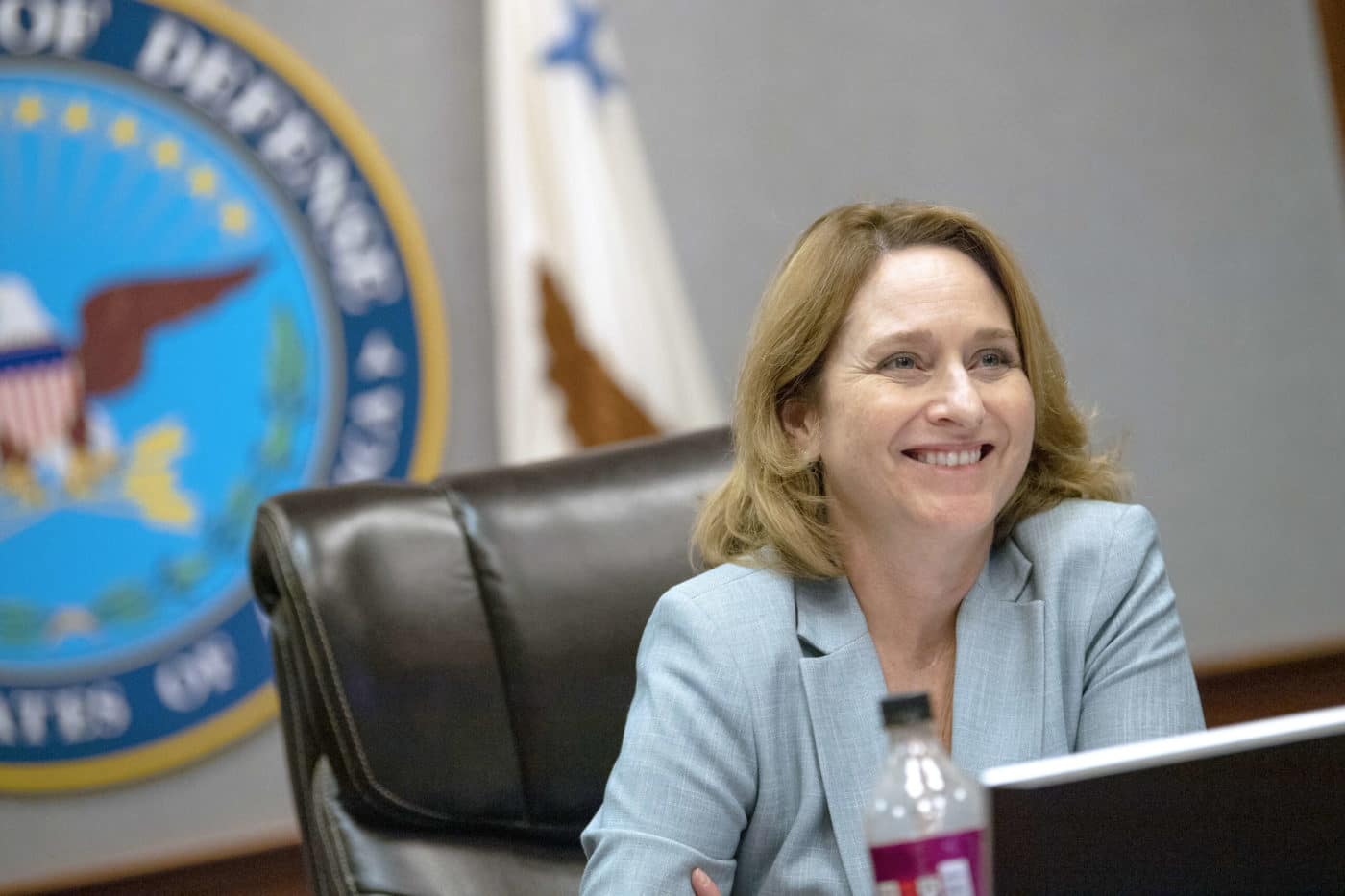 Deputy Secretary of Defense Kathleen H. Hicks holds a discussion with LGBTQ+ advocates, the Pentagon, Washington, D.C., Aug. 9, 2022. (DoD photo by Lisa Ferdinando)