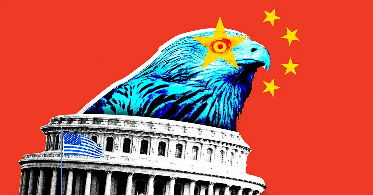 Us China Hawks Washington Foreign Policy Illustration Social