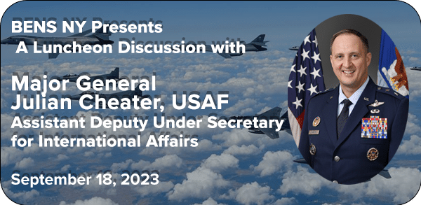 Luncheon Discussion w/Major Gen. Julian Cheater, USAF | Business Executives  for National Security