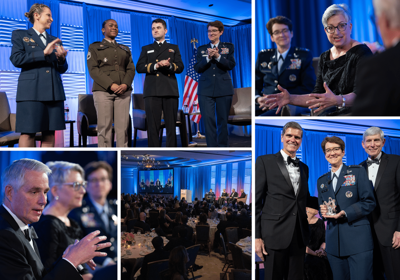 collage of images at the 2022 Eisenhower Awards gala