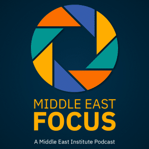 MiddleEastFocus Podcast MEI Logo Wide